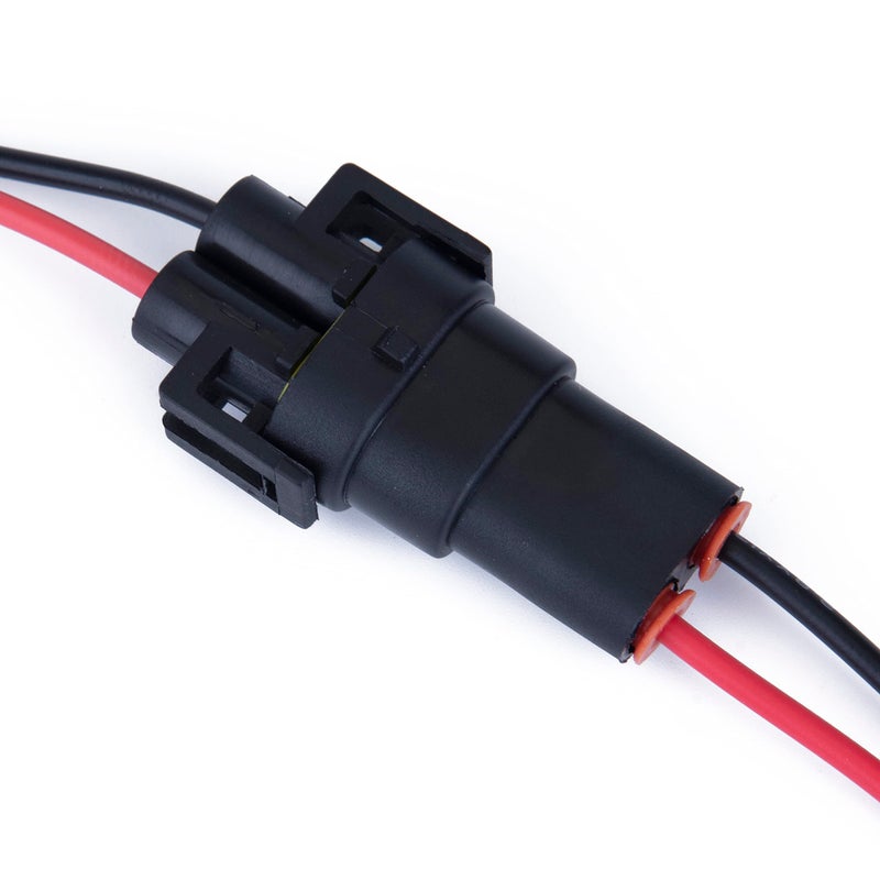 BlyilyB Set-2 H11 H8 Pigtail Socket Wiring Harness Harness Female and Male Connector for Headlight Fog Lamp - Image 2